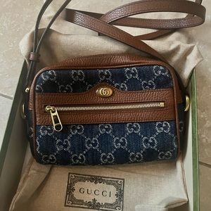 Gucci denim crossbody